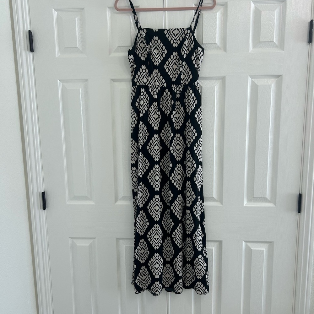 🖤Black and White Patterned Women's Dress 🖤